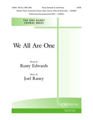 Book cover for We All Are One