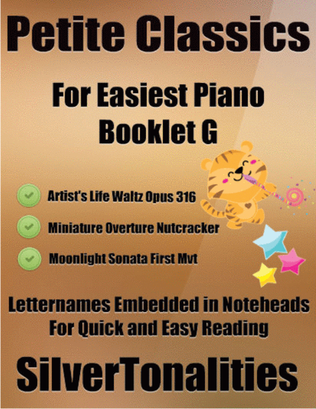 Book cover for Petite Classics for Easiest Piano Booklet G