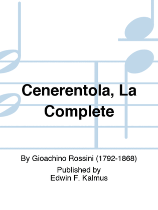 Book cover for Cenerentola, La Complete
