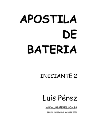 Apostila de Bateria - Iniciante 2