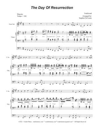 The Day Of Resurrection (Tenor Saxophone - Organ accompaniment)