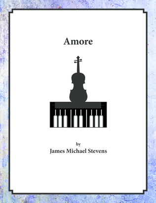 Book cover for Amore - Violin & Piano
