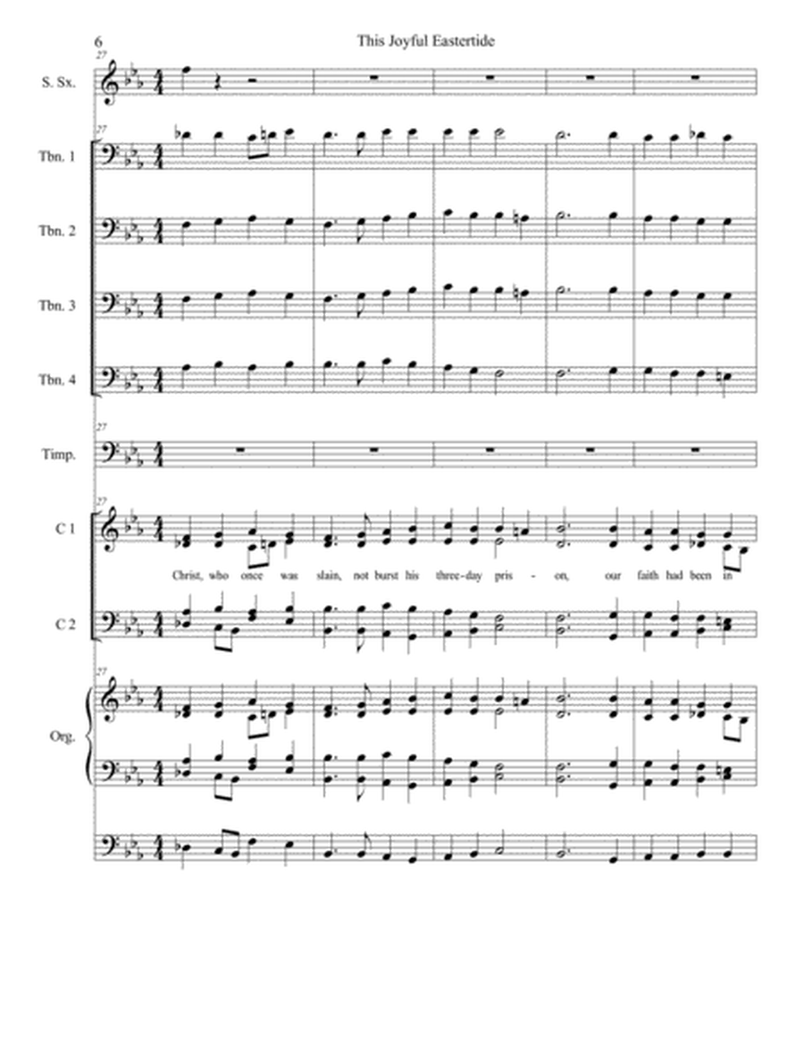 Festival Hymn Setting Easter 2019 This Joyful Eastertide (Vruechten) image number null