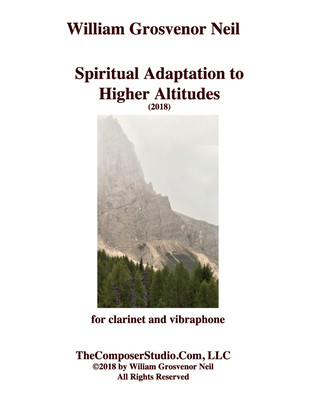 Spiritual Adaptation to Higher Altitudes for clarinet and vibraphone