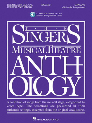 Book cover for The Singer's Musical Theatre Anthology: Soprano - Volume 4