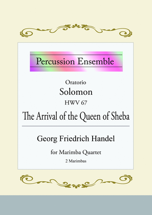 Book cover for Arrival of the Queen of Sheba / Georg Friedrich Handel