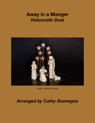 Book cover for Away in a Manger (Violoncello Duet)