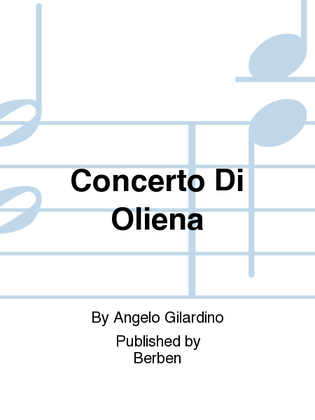 Book cover for Concerto di Oliena