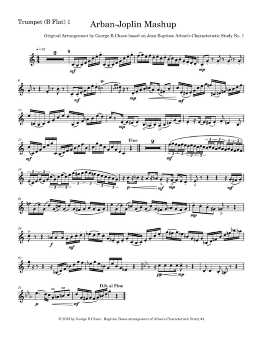 Arban-Joplin Mashup (for Brass Quintet) image number null