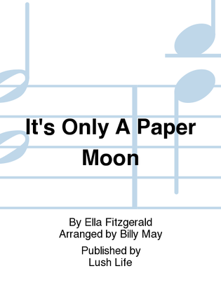 Book cover for It's Only A Paper Moon