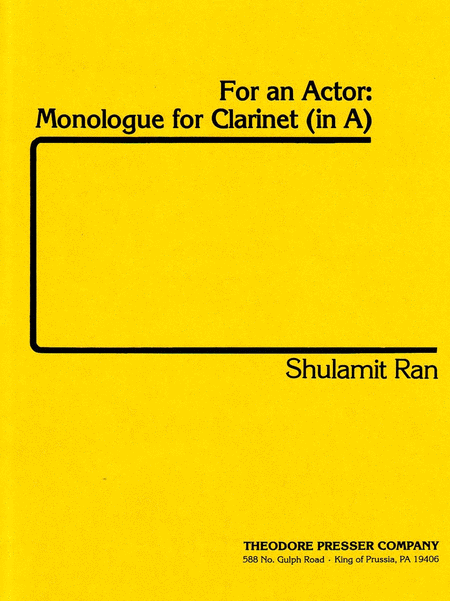 For an Actor