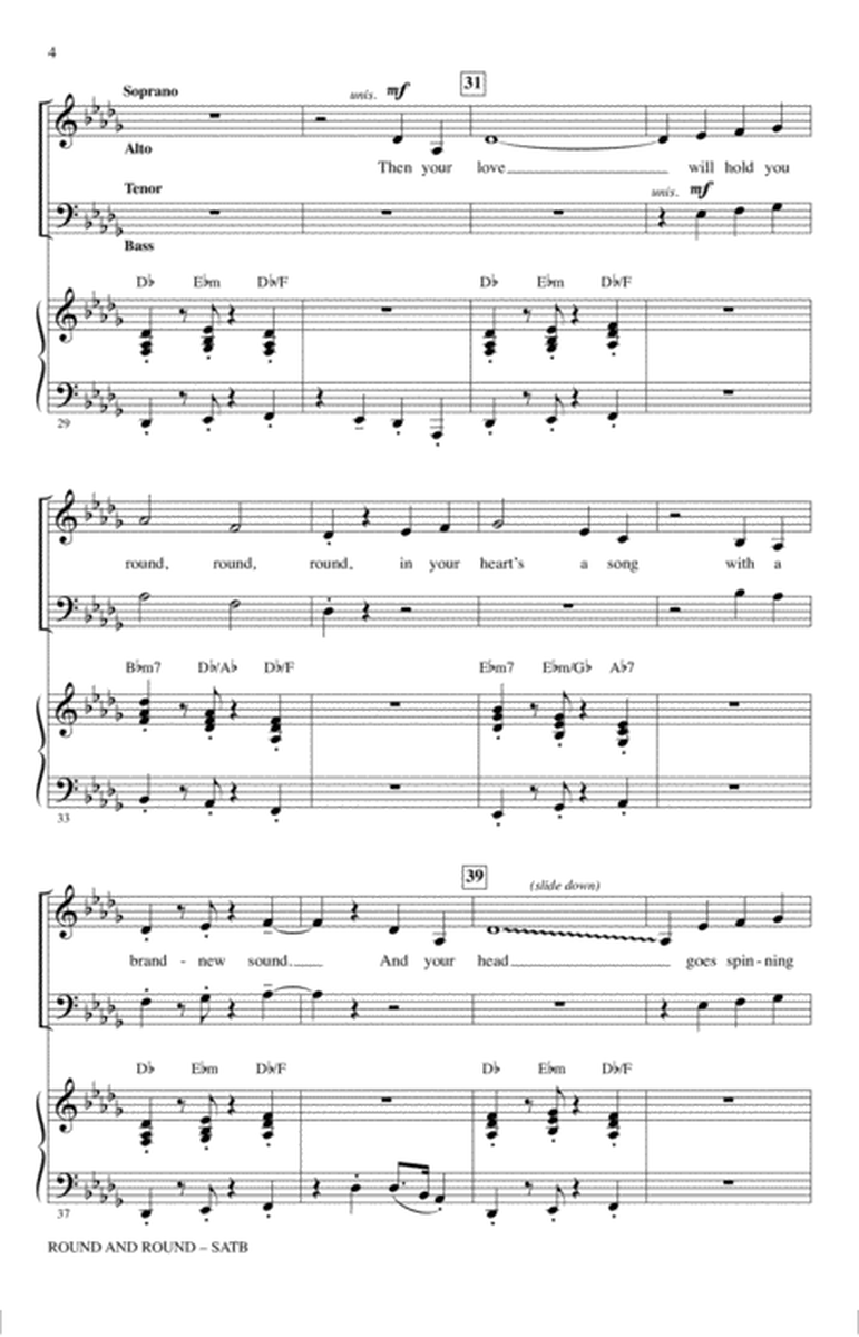 Round And Round (from The Voice) (arr. Ed Lojeski)