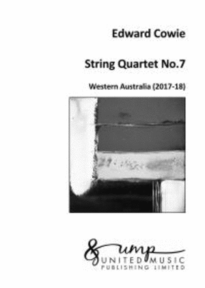 Book cover for String Quartet No.7 'Western Australia'