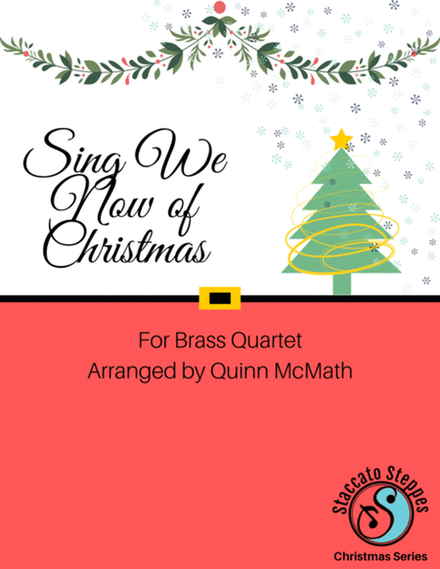 Sing We Now of Christmas for Brass Quartet image number null