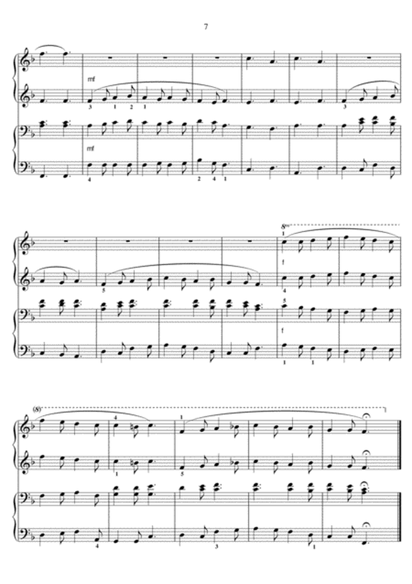 22 Christmas Carols for Piano Duet image number null