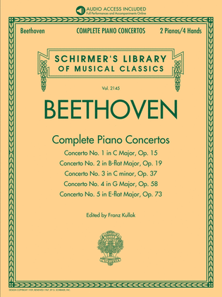 Beethoven: Complete Piano Concertos