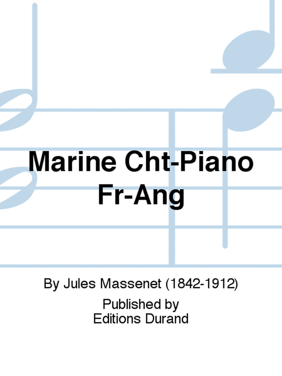 Marine Cht-Piano Fr-Ang