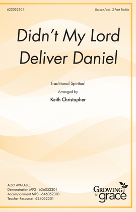 Book cover for Didn't My Lord Deliver Daniel