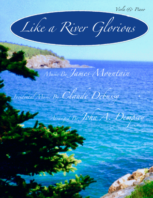 Book cover for Like a River Glorious (Viola and Piano)