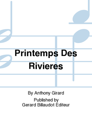 Book cover for Printemps Des Rivieres