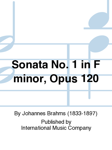 Sonata No. 1 in F minor, Op. 120 (KATIMS)
