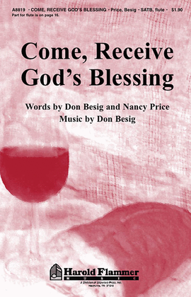 Book cover for Come, Receive God'S Blessing