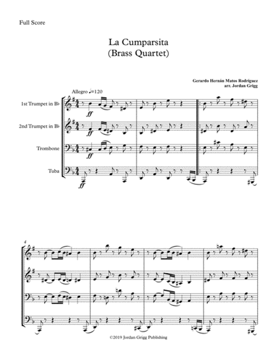 La Cumparsita (Brass Quartet) image number null