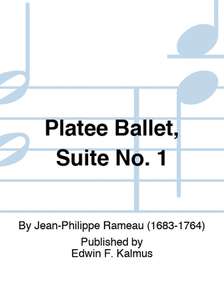 Book cover for Platee Ballet, Suite No. 1