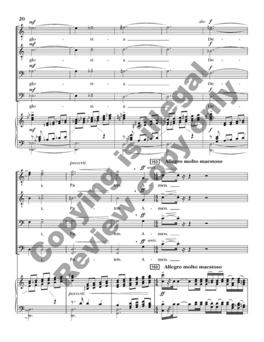 Gloria (Choral Score) image number null