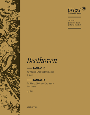 Book cover for Choral Fantasia in C minor Op. 80