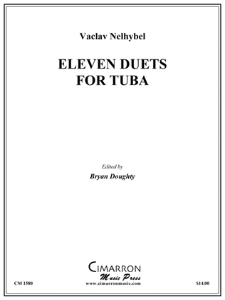 Book cover for Eleven Duets for Tuba