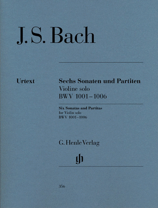 Sonatas and Partitas BWV 1001-1006