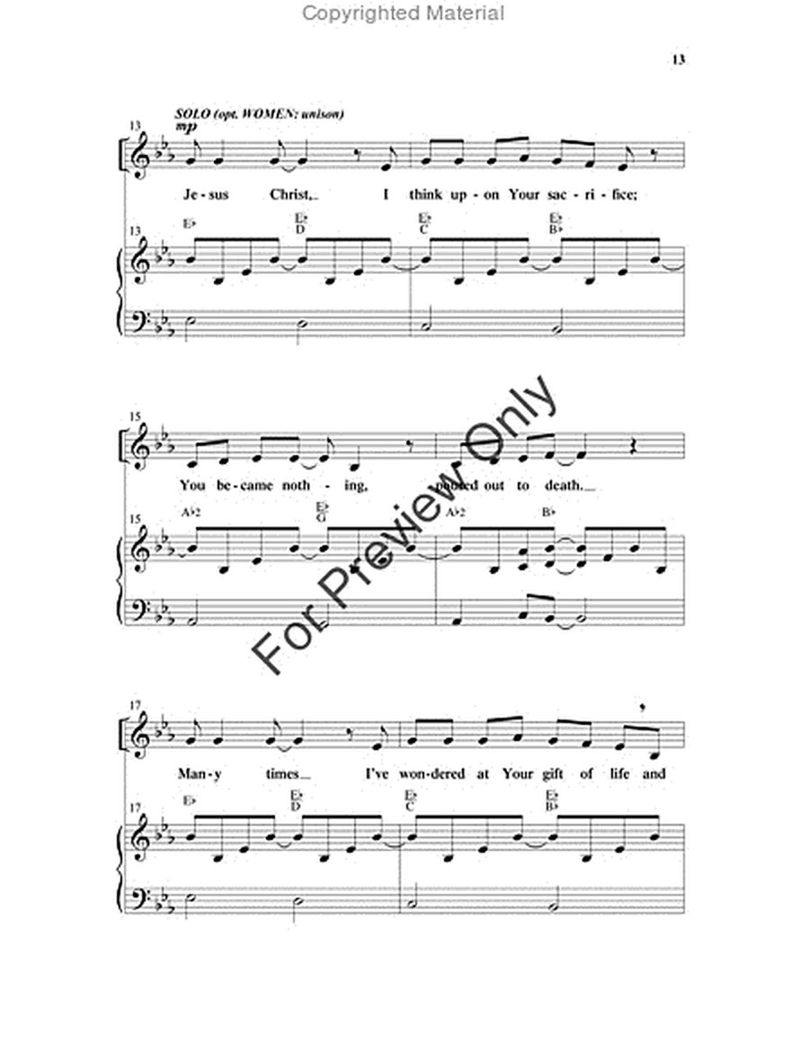 Redeeming Love (Has Been My Theme) - Choral Book image number null