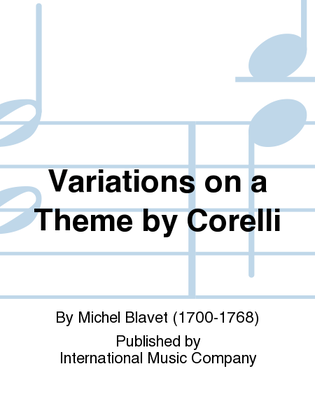 Book cover for Variations On A Theme By Corelli