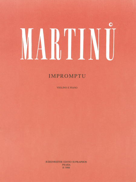Impromptu (Three copmositions for violin and piano)