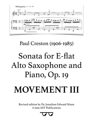 Saxophone Sonata