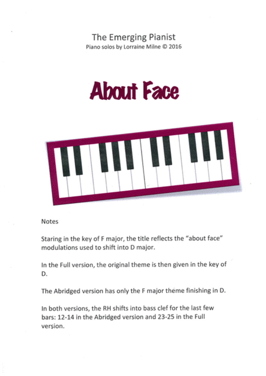 About Face image number null
