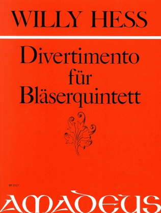 Book cover for Divertimento op. 51