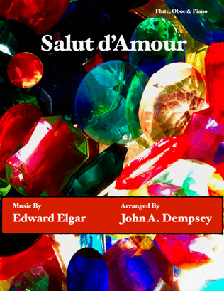 Book cover for Salut d'Amour (Love's Greeting): Trio for Flute, Oboe and Piano