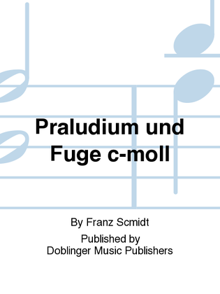 Book cover for Praludium und Fuge c-moll