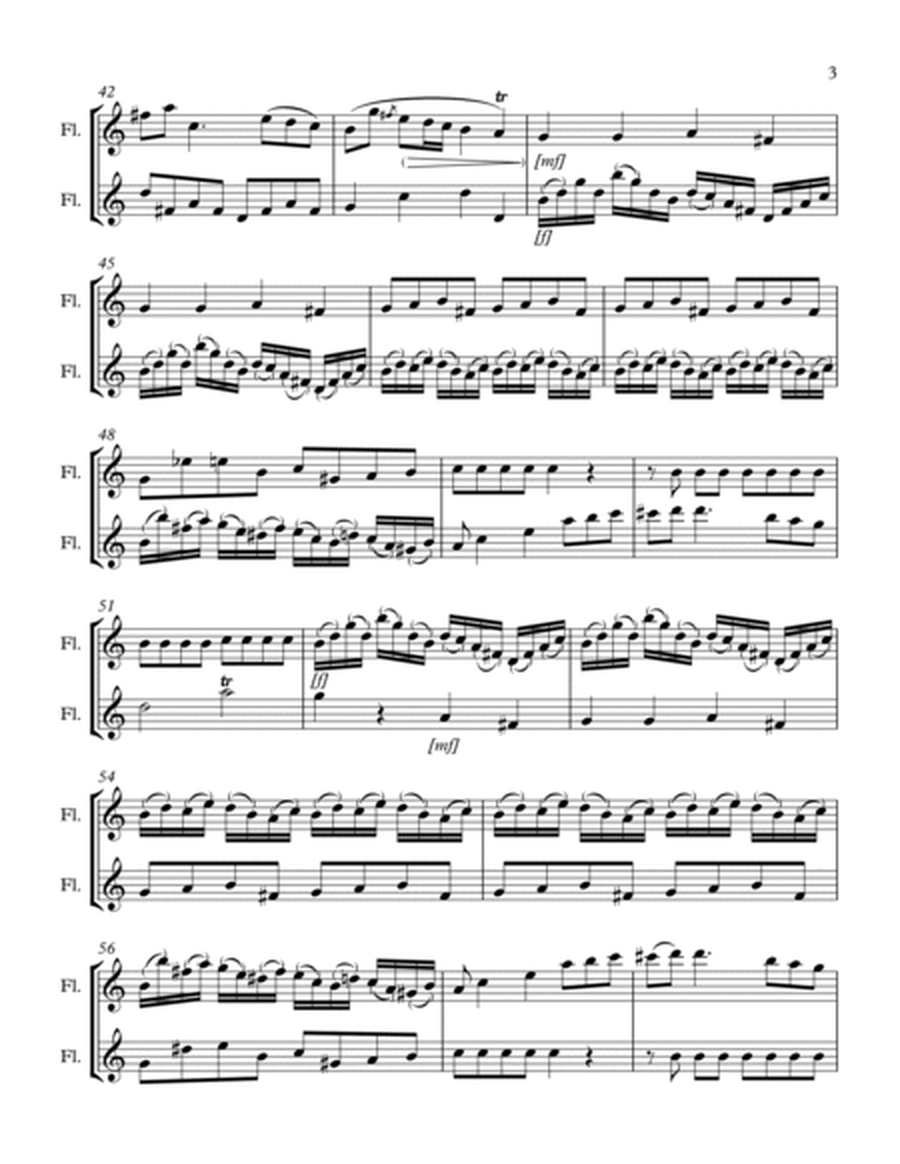 Duet #1 from Book III of Duets for Violin