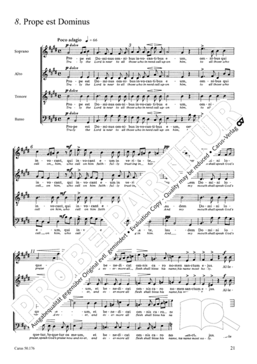 Neun Advents-Motetten op. 176