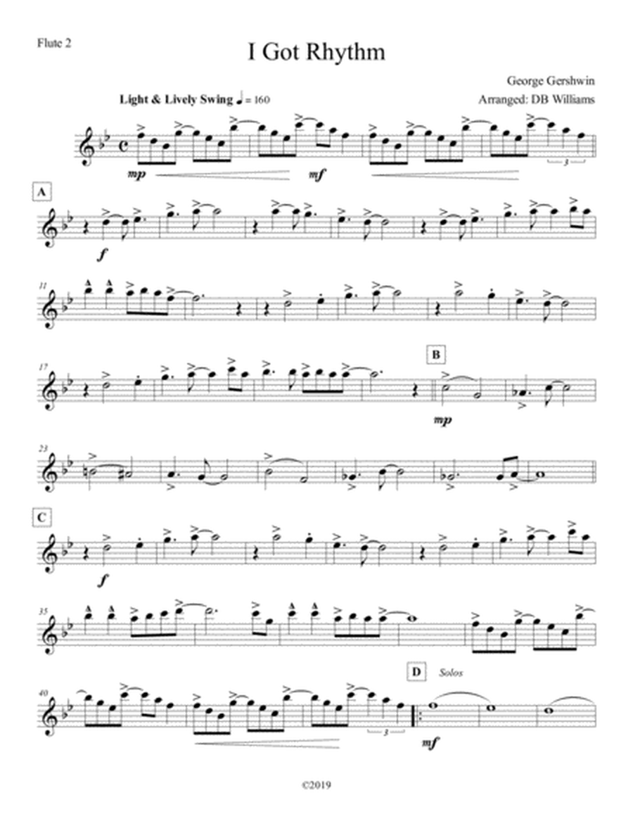 I Got Rhythm (Flute 2)