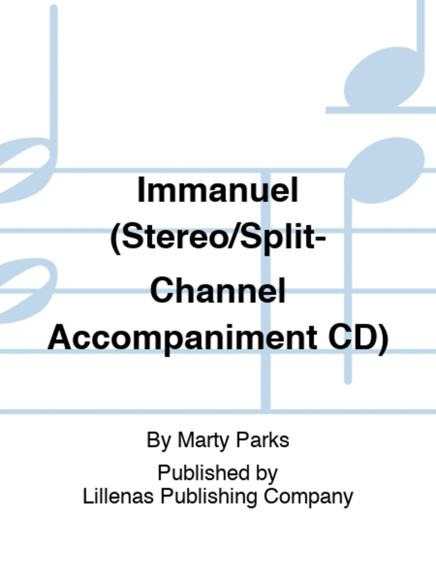 Immanuel (Stereo/Split-Channel Accompaniment CD)