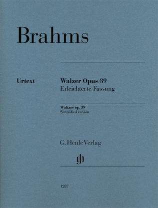 Book cover for Waltzes Op. 39
