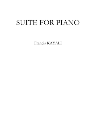 Suite for Piano