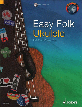 Book cover for Easy Folk Ukulele