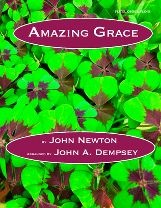 Book cover for Amazing Grace (Trio for Flute, Oboe and Piano)