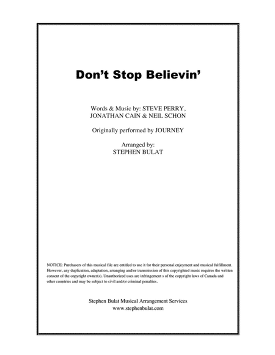 Don't Stop Believin' image number null