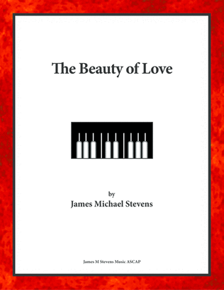 Book cover for The Beauty of Love - Romantic Piano